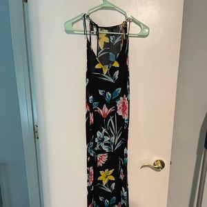 Forever 21 Floral Maxi Dress with Slit
